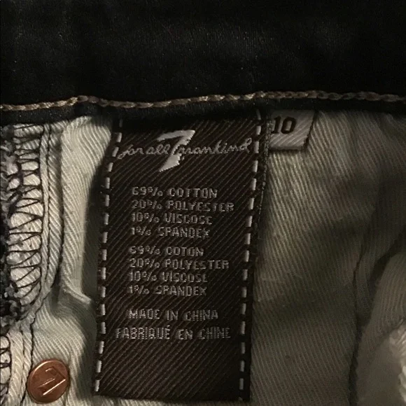 7 for All Mankind boys jeans with stretch 10 - Picture 5 of 6